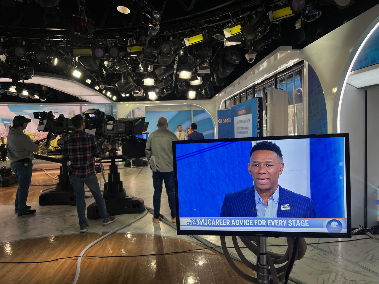 SHRM President and CEO Johnny C. Taylor, Jr., SHRM-SCP, on set at NBC's Today Show