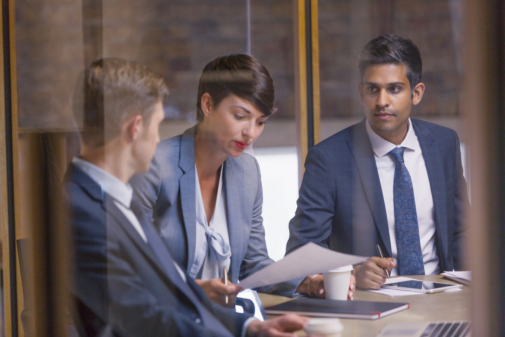 Women in meeting room