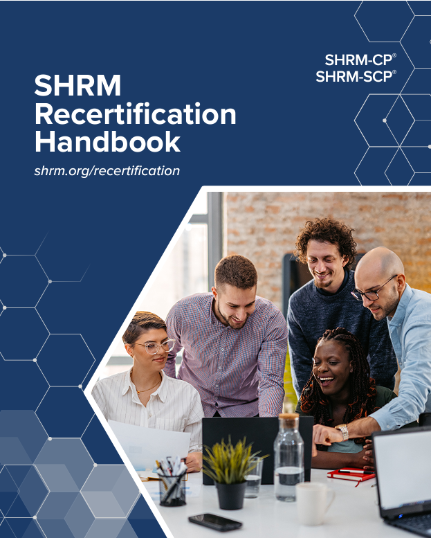 SHRM Recertification Handbook cover