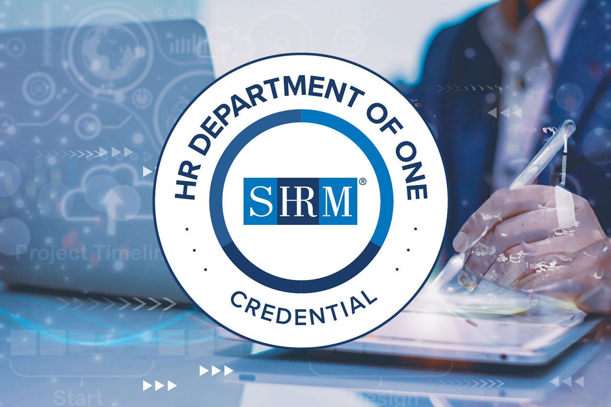 HR Department of One Specialty Credential