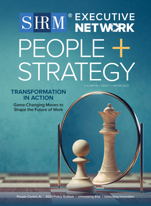 cover of the People + Strategy journal