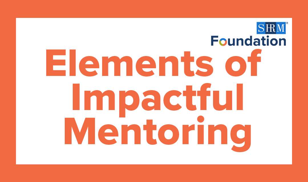 Elements of Impactful Mentoring posterImage