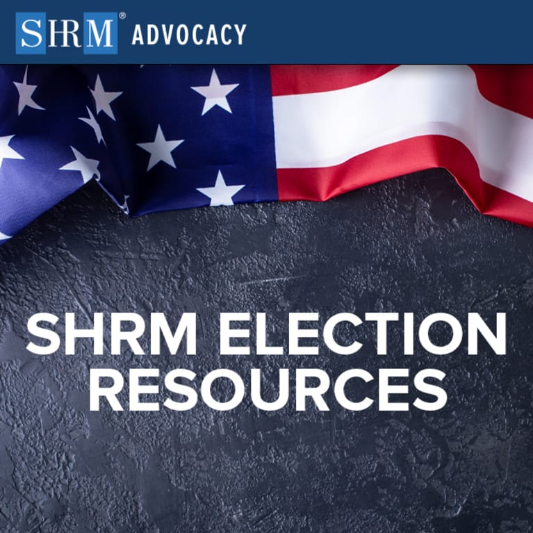 2020 election information from SHRM