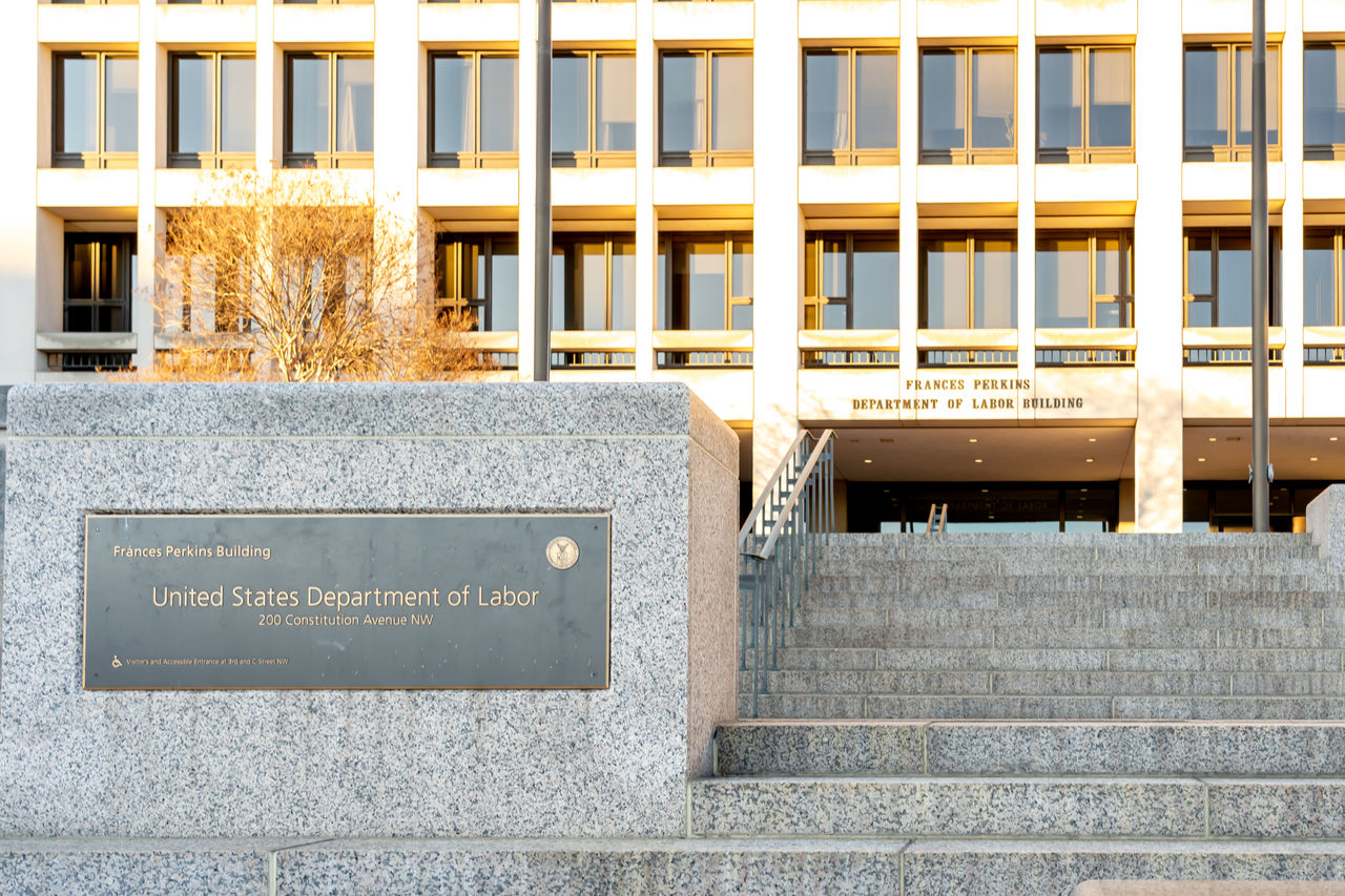 U.S. Department of Labor headquarters building in Washington, D.C.