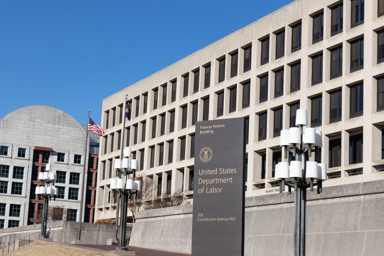 U.S. Department of Labor headquarters.