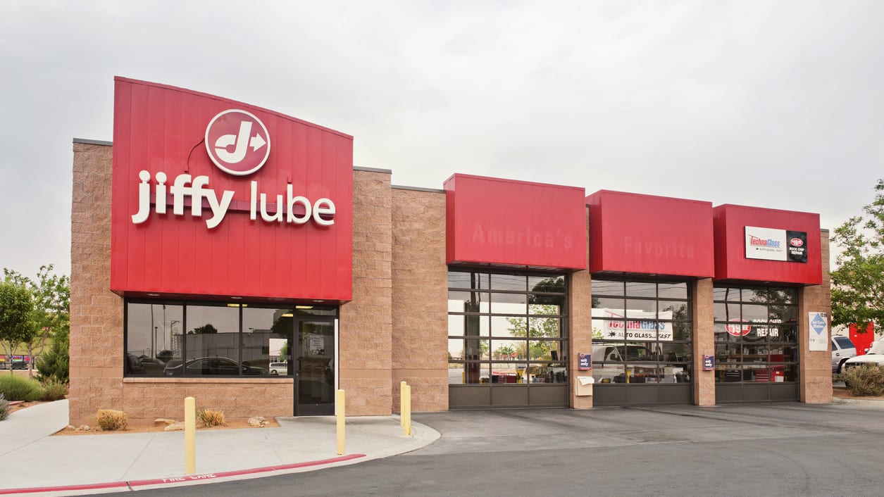 Jiffy lube store.