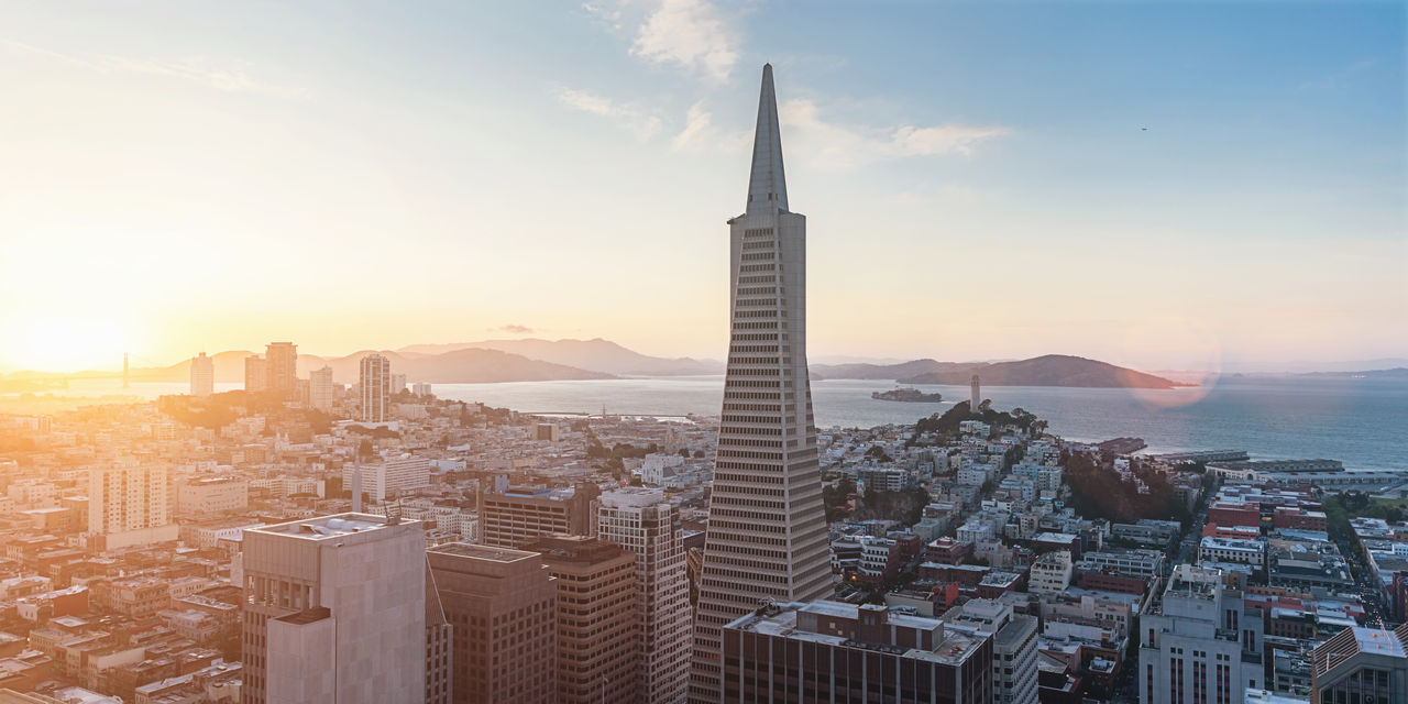 San Francisco skyline.