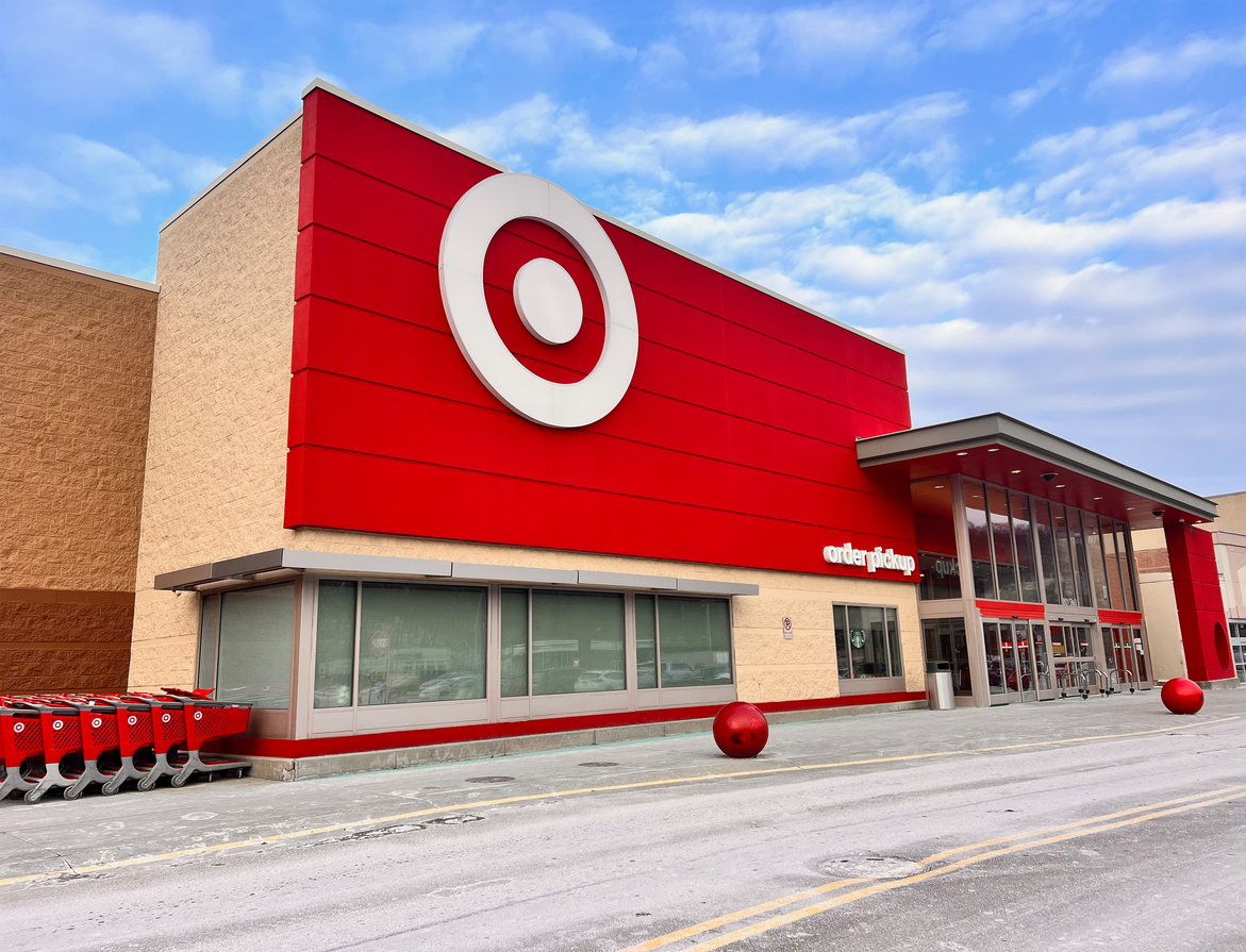 exterior of a Target store